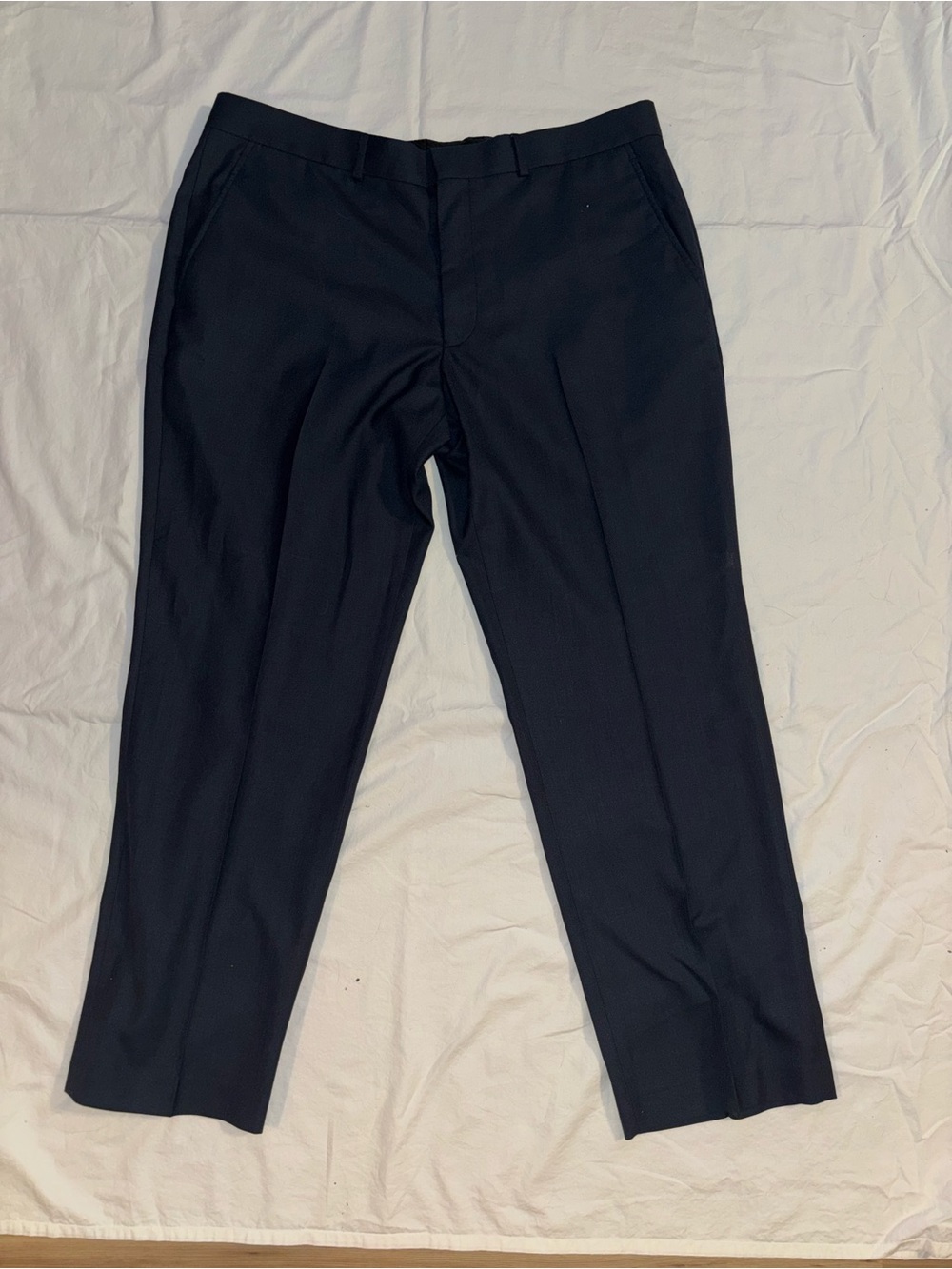 Classic Navy Dress Pants 38x30